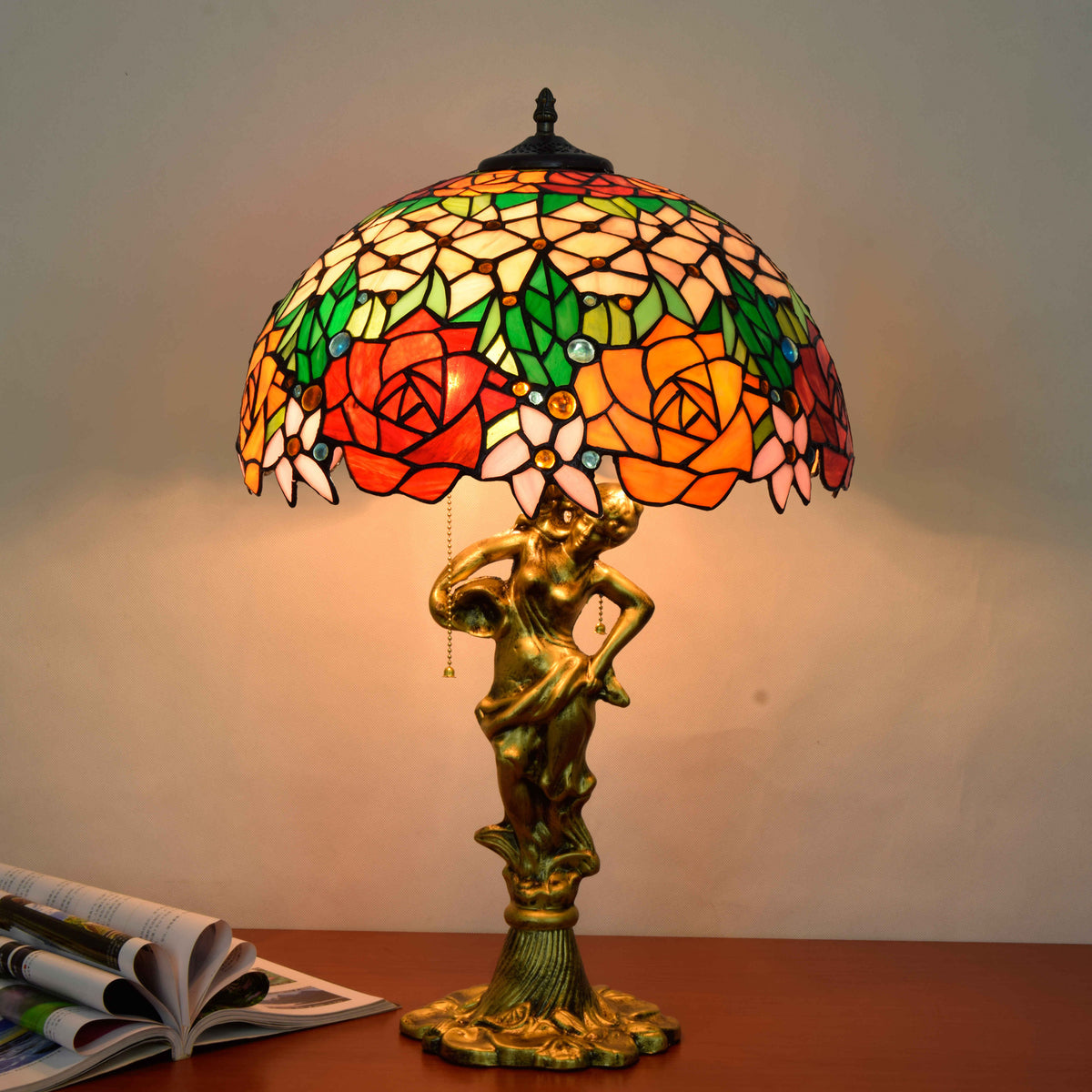 Gorgeous Rose Lamp - Angelic pole - variant photo TBL-003-015