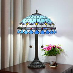 Mediterranean Feather Lamp - Straight pole - variant photo TBL-003-041