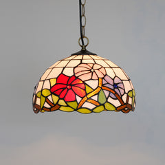Tricolor Morning Glory Chandelier NEW fullbody v1