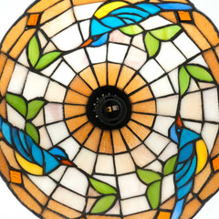 Brown Bottom Blue Bird Chandelier NEW topdown v1