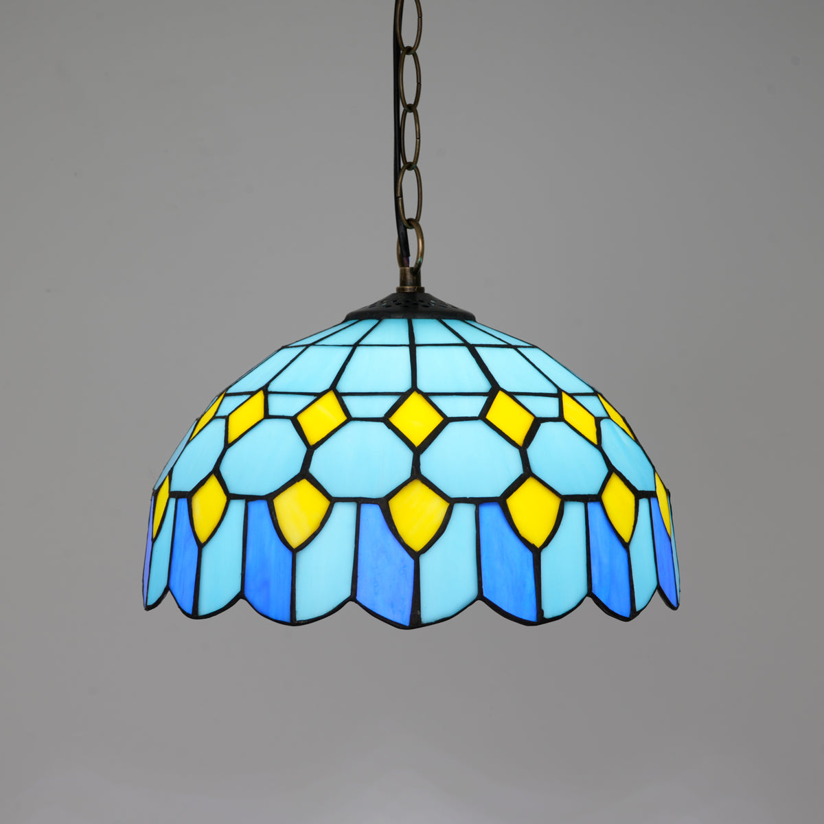 Blue Square Chandelier NEW fullbody v1