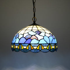 Blue White Spray Chandelier NEW fullbody v1