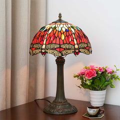 Red Bottom Dragonfly Lamp