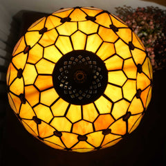 Orange Retro Bedside Lamp