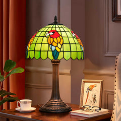 Green Base Parrot Lamp