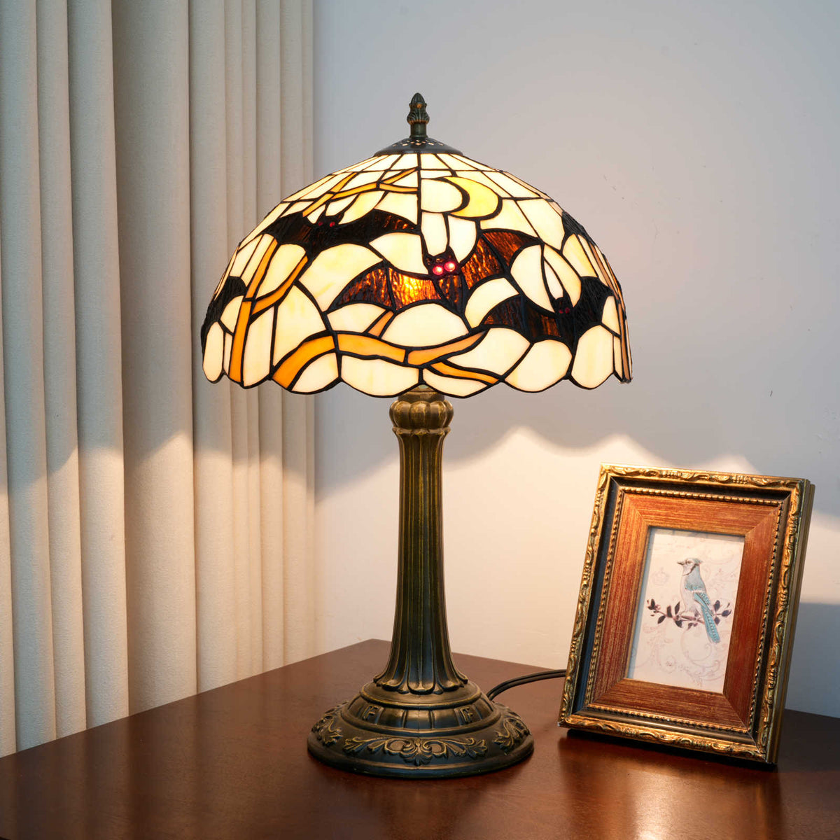 Bat Lamp - top view of shade